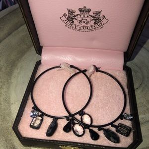 NEW IN BOX Juicy Couture E-Gem Drop Hoops